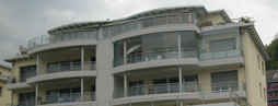Glaswand für Balkonverglasungen